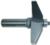 MAGNATE 3892 Raised Panel Router Bit, 25 Degree Face Cut - 1" Reveal ; 2-1/2" Overall Diameter; 1/2" Shank Diameter; 1-1/2" Shank Length; BR-03 Bearing; 2-Flute Horizontal, Carbide Tipped