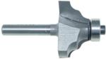MAGNATE 3901 Wavy Edge Router Bit - 11/16" Cutting Height; 1/4" Shank Diameter; 2-3/16" Overall Length; 3/16" Radius; 1-1/4" Overall Diameter; 2-Flute Carbide Tipped