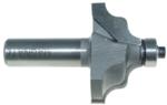 MAGNATE 3906 Wavy Edge Router Bit - 7/8" Cutting Height; 1/2" Shank Diameter; 2-3/4" Overall Length; 1/4" Radius; 1-3/4" Overall Diameter; 2-Flute Carbide Tipped
