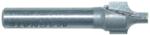 MAGNATE 3910 Plunge Roundover Router Bit - 1/8" Radius; 1/8" Small Diameter; 1/4" Shank Diameter; 1/4" Cutting Length; 1-1/4" Shank Length; 2-Flute Carbide Tipped