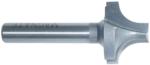 MAGNATE 3912 Plunge Roundover Router Bit - 1/4" Radius; 1/4" Small Diameter; 1/4" Shank Diameter; 3/8" Cutting Length; 1-1/4" Shank Length; 2-Flute Carbide Tipped
