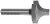 MAGNATE 3913 Plunge Roundover Router Bit - 5/16" Radius; 1/4" Small Diameter; 1/4" Shank Diameter; 7/16" Cutting Length; 1-1/4" Shank Length; 2-Flute Carbide Tipped