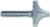 MAGNATE 3914 Plunge Roundover Router Bit - 3/8" Radius; 1/4" Small Diameter; 1/4" Shank Diameter; 1/2" Cutting Length; 1-1/4" Shank Length; 2-Flute Carbide Tipped
