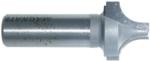 MAGNATE 3919 Plunge Roundover Router Bit - 5/16" Radius; 1/4" Small Diameter; 1/2" Shank Diameter; 7/16" Cutting Length; 1-1/2" Shank Length; 2-Flute Carbide Tipped
