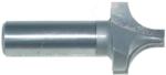MAGNATE 3920 Plunge Roundover Router Bit - 3/8" Radius; 1/4" Small Diameter; 1/2" Shank Diameter; 1/2" Cutting Length; 1-1/2" Shank Length; 2-Flute Carbide Tipped
