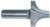 MAGNATE 3921 Plunge Roundover Router Bit - 1/2" Radius; 3/8" Small Diameter; 1/2" Shank Diameter; 3/4" Cutting Length; 1-1/2" Shank Length; 2-Flute Carbide Tipped