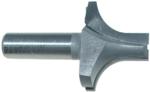 MAGNATE 3924 Plunge Roundover Router Bit - 9/16" Radius; 1/2" Small Diameter; 1/2" Shank Diameter; 15/16" Cutting Length; 1-1/2" Shank Length; 2-Flute Carbide Tipped