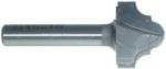 Magnate 3932 Classic Plunge Cutting Router Bit - 5/32" Radius; 3/4" Cutting Diameter; 1/4" Shank Diameter; 1/2" Cutting Height; 1-1/4" Shank Length