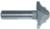 MAGNATE 3935 Classic Plunge Cutting Router Bit - 3/8" Radius; 1-1/2" Cutting Diameter; 1/2" Shank Diameter; 3/4" Cutting Height; 1-1/2" Shank Length; 2-Flute Carbide Tipped