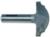 MAGNATE 3942 Large Cove Classic Plunge Router Bit - 2" Cutting Diameter; 1/2" Profile Height; 1/4", 1" Radius (Bead, Cove); 1/2" Shank Diameter, 2" Shank Length, 2-Flute Carbide Tipped