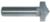 MAGNATE 3951 Classic Spiral Router Bit - 1" Cutting Diameter; 1/2" & 3/32" Radius; 1/2" Shank Diameter, 2" Shank length, 2-Flute Carbide Tipped