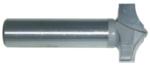 MAGNATE 3951 Classic Spiral Router Bit - 1" Cutting Diameter; 1/2" & 3/32" Radius; 1/2" Shank Diameter, 2" Shank length, 2-Flute Carbide Tipped