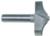 MAGNATE 3952 Classic Spiral Router Bit - 2" Cutting Diameter; 1" & 3/16" Radius; 1/2" Shank Diameter, 2" Shank length, 2-Flute Carbide Tipped