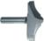 MAGNATE 3953 Classic Spiral Router Bit - 3" Cutting Diameter; 1-1/2" & 9/32" Radius; 1/2" Shank Diameter, 2" Shank length, 2-Flute Carbide Tipped