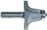 MAGNATE 3971 Roundover Undermount Bowl Router Bit - 10 Degree; 1-1/4" Cutting Height; 7/16" Radius; 2-1/4" Overall Diameter; BR-52 Bearing; 1/2" Shank Diameter, 1-1/2" Shank Length, 2-Flute Carbide Tipped