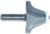 MAGNATE 3978 Roundover Undermount Bowl Router Bit - 18 Degree; 1-1/4" Cutting Height; 9/16" Radius; 2-1/4" Overall Diameter; BR-58 Bearing; 1/2" Shank Diameter, 1-1/2" Shank Length, 2-Flute Carbide Tipped