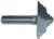 MAGNATE 3982 Triple Classic Plunge Router Bit - 2" Cutting Diameter; 7/8" Cutting Height; 1/2" Shank Diameter; 3/16" Radius; 2" Shank Length; 2-Flute Carbide Tipped