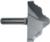 MAGNATE 3983 Triple Classic Plunge Router Bit - 3" Cutting Diameter; 1-5/8" Cutting Height; 1/2" Shank Diameter; 5/16" Radius; 2" Shank Length; 2-Flute Carbide Tipped