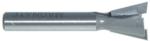 MAGNATE 402 14-Degree Dovetail Router Bit - 1/2" Cutting Diameter; 1/2" Cutting Height; 1/4" Shank Diameter; 2-3/8" Overall Length; Compatible with Leigh Dovetail; 2-Flute Carbide Tipped