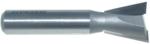 MAGNATE 405 14-Degree Dovetail Router Bit - 7/8" Cutting Diameter; 7/8" Cutting Height; 1/2" Shank Diameter; 3" Overall Length; Compatible with Legacy Mill for 90- or 120-degree indexed dovetail slots in 3-legged pedestals; 2-Flute Carbide Tipped