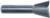 MAGNATE 406 14-Degree Dovetail Router Bit - 1" Cutting Diameter; 7/8" Cutting Height; 1/2" Shank Diameter; 3" Overall Length; Compatible with Legacy Mill for 90- or 120-degree indexed dovetail slots in 3-legged pedestals; 2-Flute Carbide Tipped