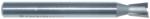 MAGNATE 408 7.5 Degree Dovetail Router Bit - 1/4" Cutting Diameter; 5/16" Cutting Height; 1/4" Shank Diameter; 2-1/2" Overall Length; Compatible with Leigh Dovetail. ; 2-Flute Carbide Tipped