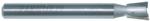MAGNATE 410 8 Degree Dovetail Router Bit - 5/16" Cutting Diameter; 3/8" Cutting Height; 1/4" Shank Diameter; 2-1/4" Overall Length; Compatible for Leigh Dovetail; 2-Flute Carbide Tipped