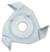 MAGNATE 4103 5/16" Bore Slotting Cutter - 1/10" Kerf; 3 Wing; 1-7/8" Overall Diameter