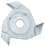 Magnate 4105 Slotting Cutter Router Bit - 5/16" Bore - 1/4" Kerf; 3 Wing; 1/2" Cutting Depth; 1-7/8" Overall Diameter