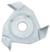 MAGNATE 4106 5/16" Bore Slotting Cutter - 5/32" Kerf; 3 Wing; 1-7/8" Overall Diameter; For biscuit #0, #10, #20 slot cutting