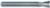 MAGNATE 411 9 Degree Dovetail Router Bit - 5/16" Cutting Diameter; 3/8" Cutting Height; 1/4" Shank Diameter; 2-1/4" Overall Length; Compatible for Incra, JoinTech dovetail.; 2-Flute Carbide Tipped