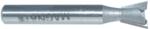 MAGNATE 413 14-Degree Dovetail Router Bit - 3/8" Cutting Diameter; 3/8" Cutting Height; 1/4" Shank Diameter; 2" Overall Length; 2-Flute Carbide Tipped