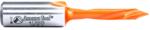 Amana 413005 Through-Hole Left-Handed Boring Bit, 57mm OAL x 10mm Shank - 5.0mm Cutting Diameter; V-Point, 35mm Cutting Height, Carbide Tipped