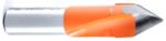 Amana 413012 Through-Hole Left-Handed Boring Bit, 57mm OAL x 10mm Shank - 12mm Cutting Diameter; V-Point, 35mm Cutting Height, Carbide Tipped