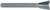 MAGNATE 415 10 Degree Dovetail Router Bit - 1/2" Cutting Diameter; 5/8" Cutting Height; 1/4" Shank Diameter; 2-1/2" Overall Length; Compatible for Leigh Dovetail; Compatible for Incra, JoinTech Dovetail; 2-Flute Carbide Tipped