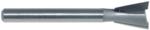MAGNATE 415 10 Degree Dovetail Router Bit - 1/2" Cutting Diameter; 5/8" Cutting Height; 1/4" Shank Diameter; 2-1/2" Overall Length; Compatible for Leigh Dovetail; Compatible for Incra, JoinTech Dovetail; 2-Flute Carbide Tipped