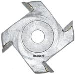 MAGNATE 4206 5/16" Bore Slotting Cutter - 5/32" Kerf; 4 Wing; 1-7/8" Overall Diameter; For biscuit #0, #10, #20 slot cutting