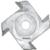 MAGNATE 4208 5/16" Bore Slotting Cutter - 7/32" Kerf; 4 Wing; 1-7/8" Overall Diameter