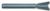 MAGNATE 423 8 Degree Dovetail Router Bit - 7/16" Cutting Diameter; 5/8" Cutting Height; 1/4" Shank Diameter; 2-3/8" Overall Length; Compatible for Leigh Dovetail; 2-Flute Carbide Tipped