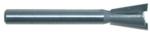 MAGNATE 423 8 Degree Dovetail Router Bit - 7/16" Cutting Diameter; 5/8" Cutting Height; 1/4" Shank Diameter; 2-3/8" Overall Length; Compatible for Leigh Dovetail; 2-Flute Carbide Tipped