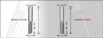 Amana 43108 Plastic Router Bits - 'O' Flute - 1 Flute; 3/8" Cutting Diameter; 1" Cutting Height; 3/8" Shank Diameter; 2-1/4" Overall Length
