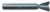 MAGNATE 432 14-Degree Dovetail Router Bit - 1/2" Cutting Diameter; 1/2" Cutting Height; 8mm Shank Diameter; 2-3/8" Overall Length; Compatible with Leigh Dovetail; 2-Flute Carbide Tipped