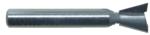 MAGNATE 432 14-Degree Dovetail Router Bit - 1/2" Cutting Diameter; 1/2" Cutting Height; 8mm Shank Diameter; 2-3/8" Overall Length; Compatible with Leigh Dovetail; 2-Flute Carbide Tipped