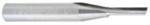 Amana 43500 Plastic Solid Carbide O-Flute Router Bit - 1 Flute; 1/8" Cutting Diameter; 1/2" Cutting Height; 1/4" Shank Diameter; 2" Overall Length