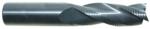 MAGNATE 4356 3 Flute Ruffer Spiral Up-Cut Router Bit - 3/4" Cutting Diameter; 2-1/2" Cutting Length; 3/4" Shank Diameter; 4" Overall Length; Solid Carbide Hoggers, Right-Hand