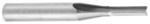 Amana 43600 Plastic Solid Carbide O-Flute Router Bit - 2 Flute; 1/8" Cutting Diameter; 1/2" Cutting Height; 1/4" Shank Diameter; 2" Overall Length