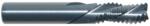 Magnate 4370 3 Flute Ruffer Spiral Down-Cut Router Bit - 3/8" Cutting Diameter; 1" Cutting Length; 3/8" Shank Diameter; 2-1/2" Overall Length