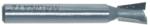 MAGNATE 442 8 Degree Dovetail Router Bit - 3/8" Cutting Diameter; 1/2" Cutting Height; 8mm Shank Diameter; 2-3/8" Overall Length; Compatible for Leigh Dovetail; 2-Flute Carbide Tipped