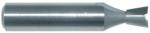 MAGNATE 451 9 Degree Dovetail Router Bit - 3/8" Cutting Diameter; 3/8" Cutting Height; 1/2" Shank Diameter; 2-1/2" Overall Length; 2-Flute Carbide Tipped