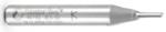 Amana 45192 CNC Straight Plunge Router Bit - 3/32" Cutting Diameter; 1/4" Cutting Height; 1/4" Shank Diameter; 1-3/4" Overall Length; Not guaranteed due to extremely small diameter; 2-Flute Solid Carbide Edge